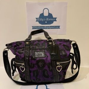 Purple Poppy Coach Purse